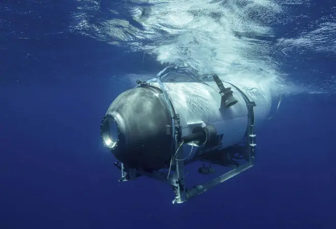 File photo shows the Titan submersible