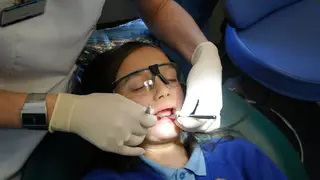 File photo of a dentist