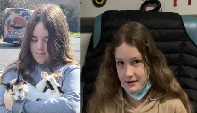 Police are hoping to find Ruby (left) and Lacey (right)