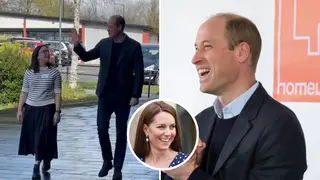 Prince William was cheered by crowds in Sheffield