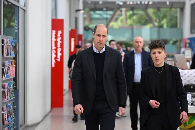 Prince William in Sheffield on Tuesday
