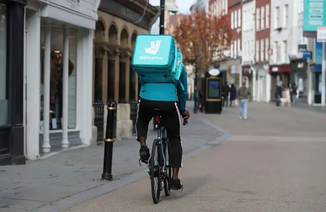 Deliveroo has said it was a "terrible incident"