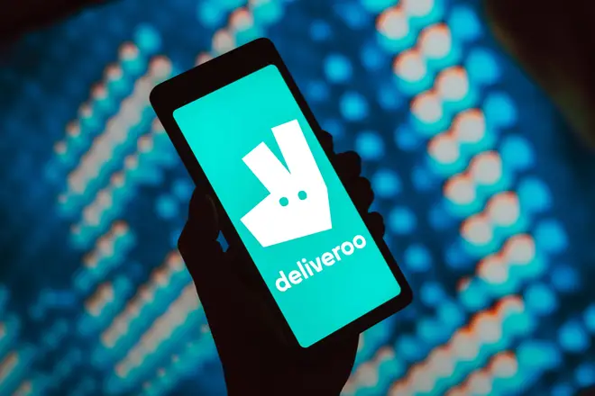 February 20, 2024: February 20, 2024, Brazil. In this photo illustration, the Deliveroo logo is displayed on a smartphone screen (Credit Image: © Rafapress/SOPA Images via ZUMA Press Wire) EDITORIAL USAGE ONLY! Not for Commercial USAGE!