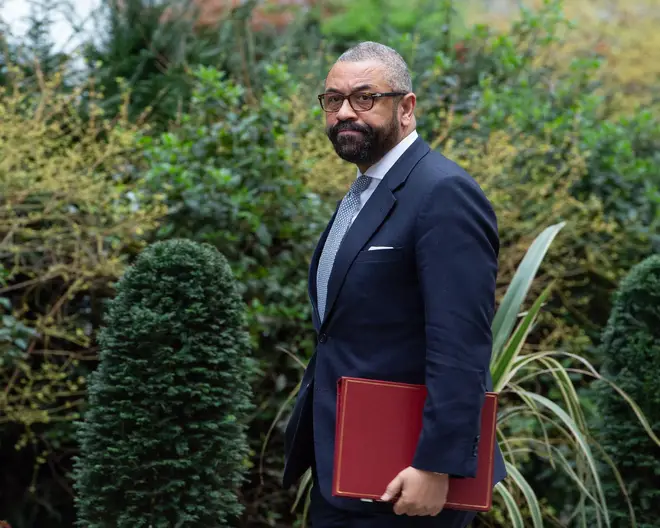 James Cleverly accused Labour of delaying the bill while 'people are risking their lives'.