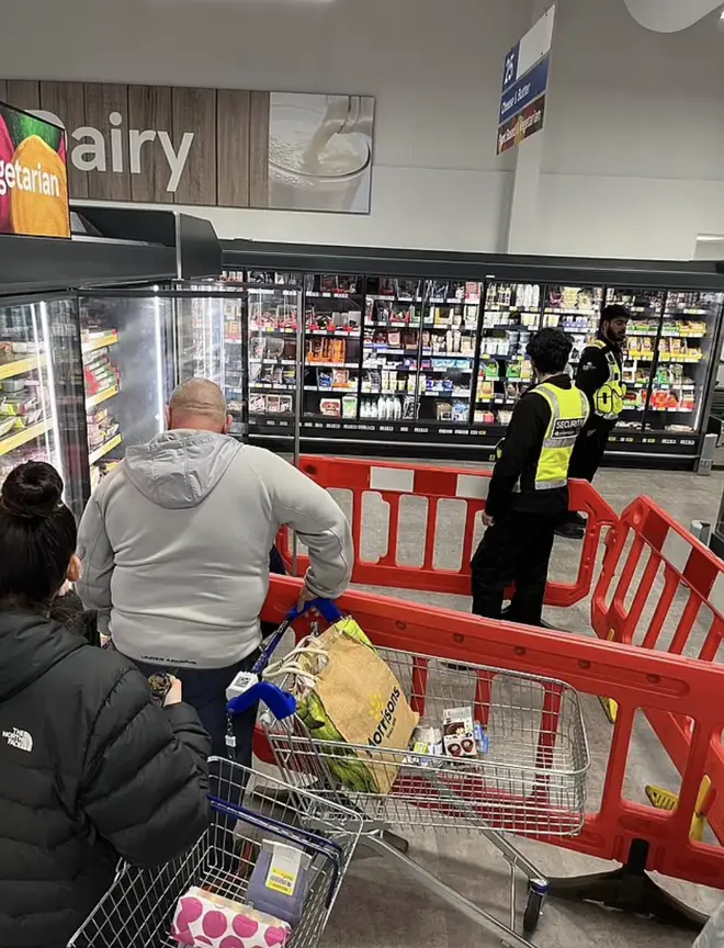 It comes amid reports the cut-price, yellow stickered food has caused regular scuffles in the Tesco supermarket.