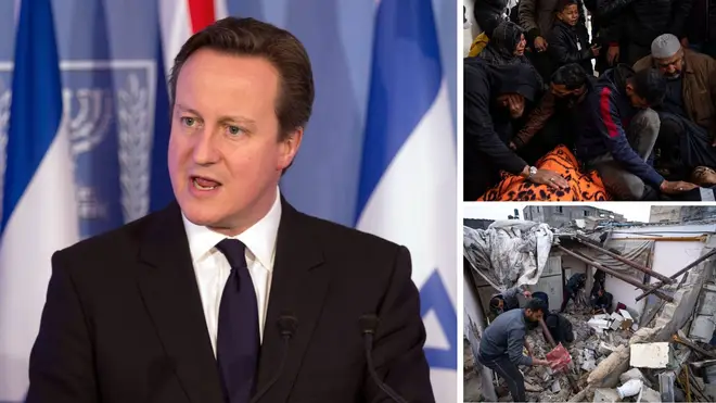 David Cameron has said 'arbitrary denials' are the main blocker to humanitarian aid reaching Gaza.
