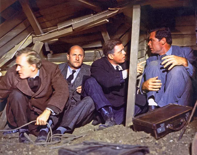 Gordon Jackson, Donald Pleasence and Richard Attenborough in the Great Escape