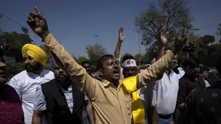 Protests in New Delhi