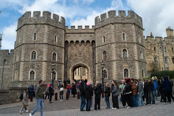 Windsor Castle on Saturday