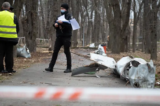 Russian airstrike hits Ukraine's capital Kyiv