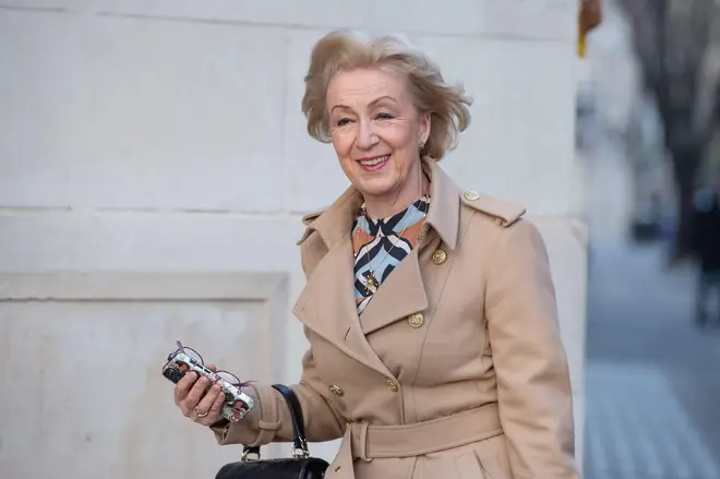 Public Health Minister Andrea Leadsom is seen during in Westminster, March 21