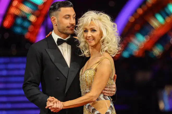 Debbie McGee with Giovanni Pernice