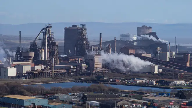 A view of Port Talbot Steelworks. Lewis Mitchell.
