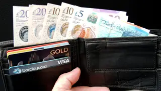 Money in a wallet