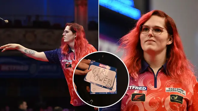 Trans darts player claims women’s title days after winning men's event