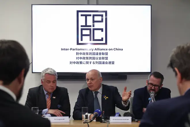 Sir Iain Duncan-Smith, who's among MPs being targeted, says we can't be "bullied" by Beijing.