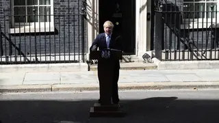 Boris Johnson makes his first speech as PM