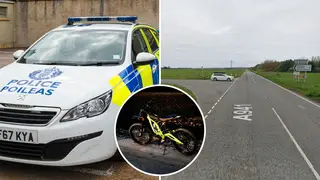 Two teens, 16 and 17, dead and boy, 14, in a critical condition after electric motorbike smashes into four cars