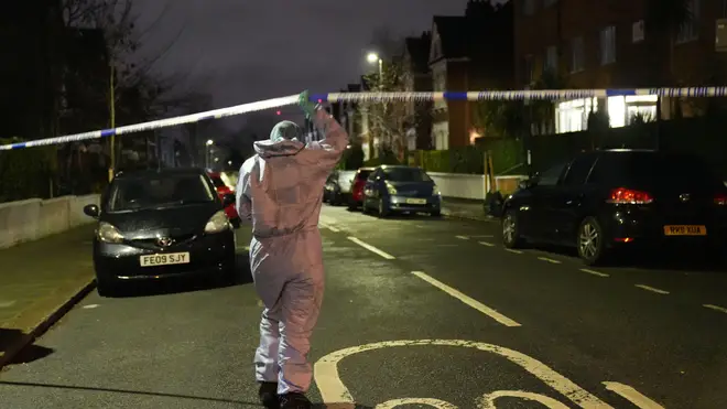The scene of the chemical attack in Clapham earlier in the year