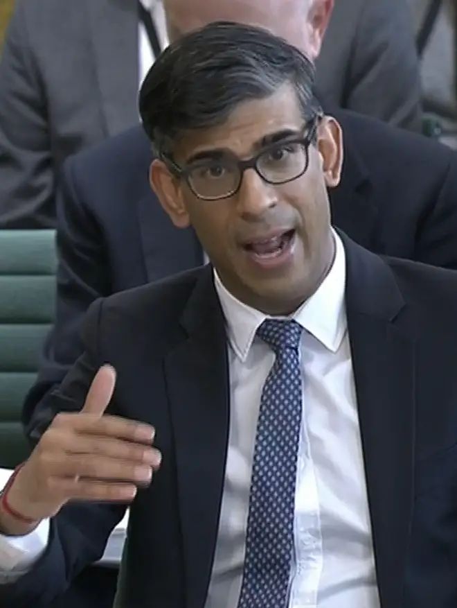 Prime Minister Rishi Sunak appearing before the Commons Liaison Committee at the House of Commons