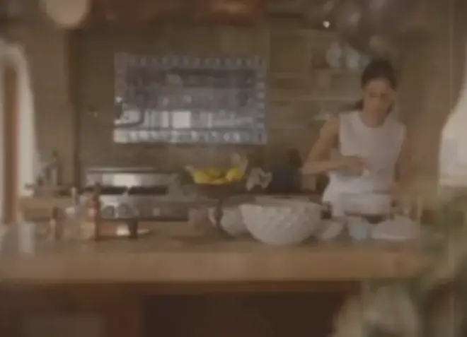 In the video launching the new brand, Meghan can be seen cooking and arranging flowers while Nancy Wilson's 'I Wish You Love' plays in the background.