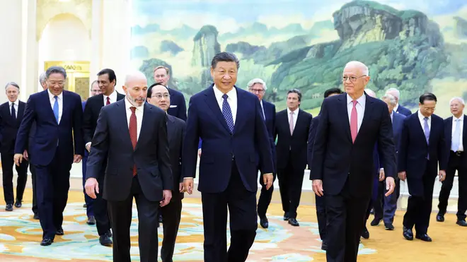 Xi Jinping and US leaders