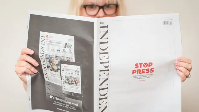 The Independent final print edition