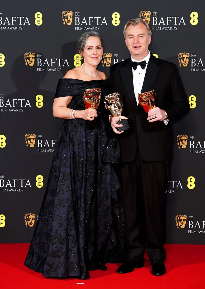 Christopher Nolan and Emma Thomas were awarded aknighthood and a damehood respectively