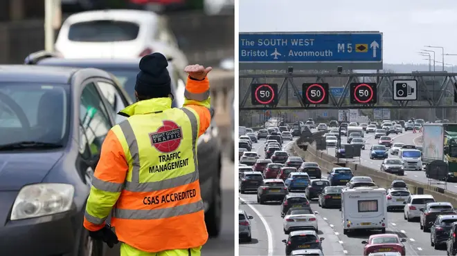 Drivers have been stuck in 20-mile-long queues.