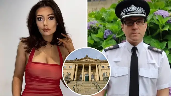 The officer was probed over her affair with a senior officer after suspected links to a jailed drugs kingpin emerged