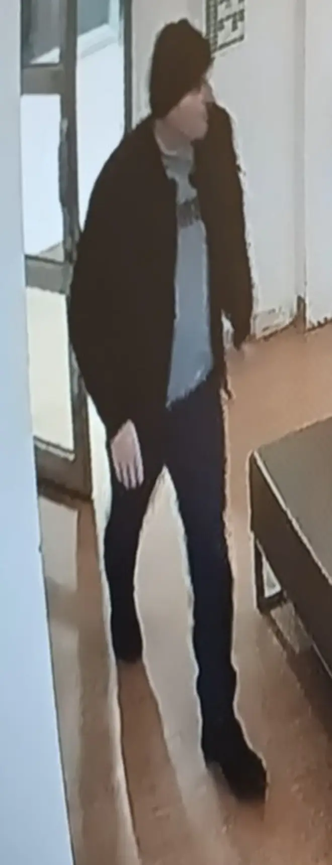 Image  showing the clothing he was wearing when last seen
