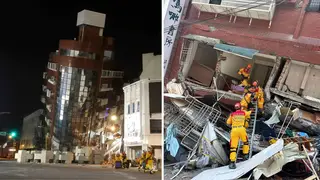 Taiwan’s strongest earthquake in a quarter of a century rocked the island during morning rush hour
