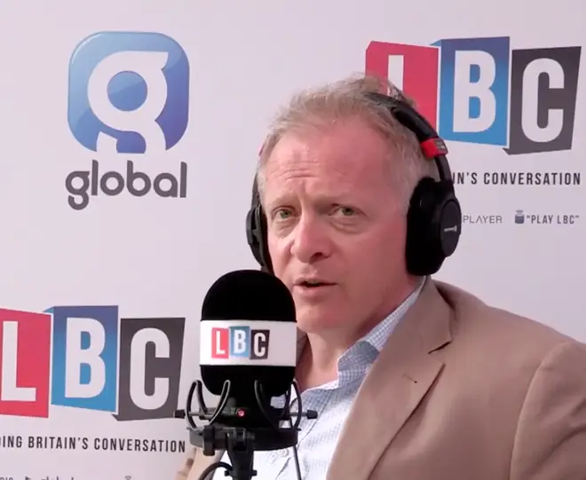 Phillip Lee MP speaking to LBC from College Green