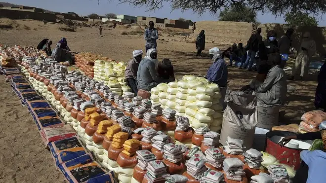 Food relief in Darfur