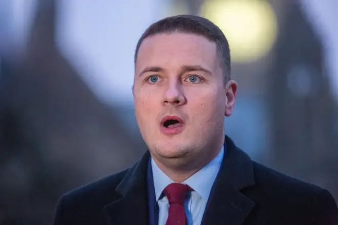 Wes Streeting, Shadow Secretary of State for Health and Social Care of the United Kingdom, is seen in Westminster during morning media round.