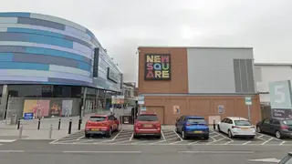 Police were called to New Square shopping centre in West Bromwich