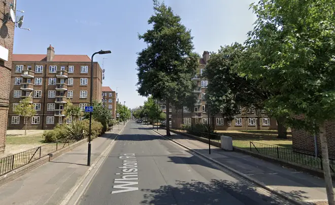 The woman was found inside her car on Whiston Road, Hackney