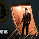 Joe Biden blindsided, but not blinded, by solar eclipse, writes Simon Marks in Washington DC