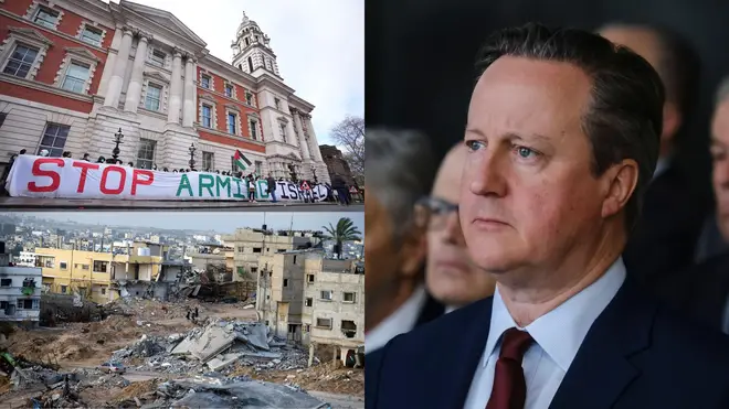 Lord David Cameron has confirmed the UK will not suspend arms sales to Israel