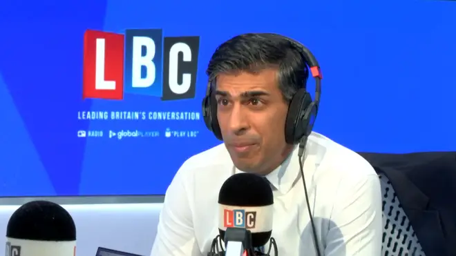 The Prime Minister was speaking to LBC's Nick Ferrari during an exclusive phone-in