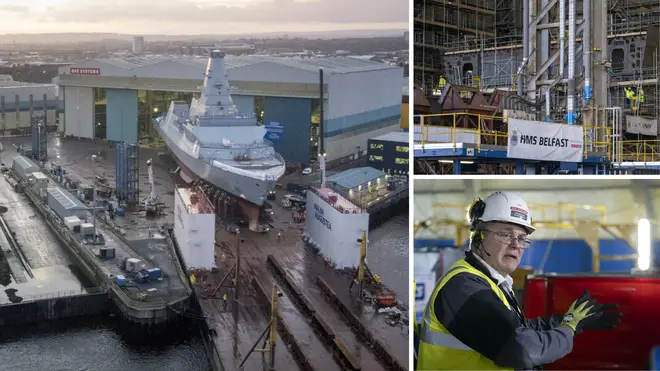 Britain's biggest defence firm is currently building eight Type 26 Frigates for the Royal Navy at its Glasgow shipyard