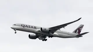A Qatar Airways jet