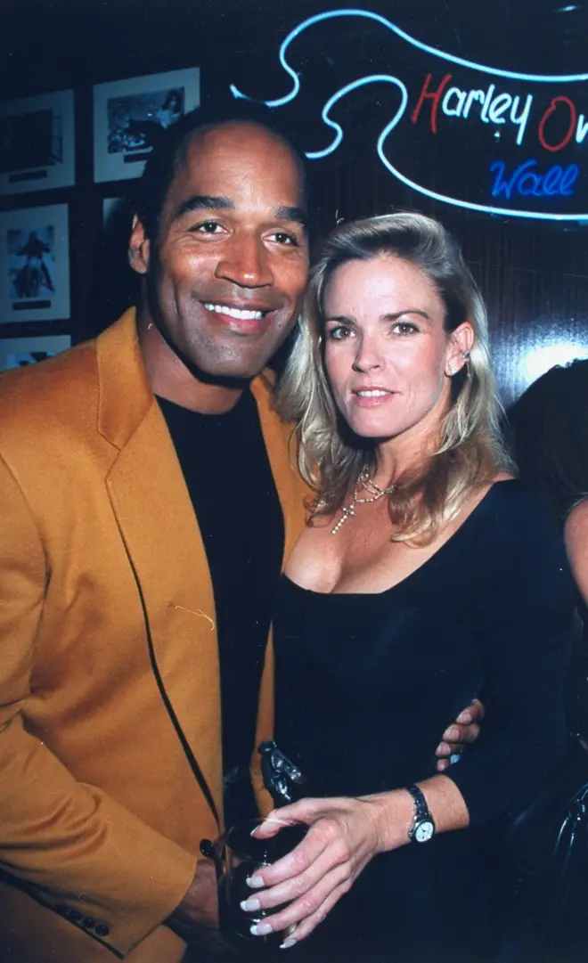 O.J. with former wife Nicole Brown