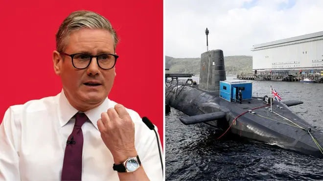Sir Keir Starmer has said the UK&squot;s nuclear deterrent is the "bedrock" of his plan to keep Britain safe.