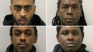 Tyrell Lacroix, 23, Jashy Perch, 20, Jordan Walters, 24 and Alrico Nelson-Martin, 20, were all involved in the shooting in January last year.