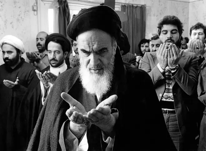 Ayatullah Ruhollah Khomeini issued the fatwa against Rushdie