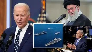 The US has implemented 'force posture changes', deploying extra military assets near Israel, as it prepares for 'real and credible' threats from Iran