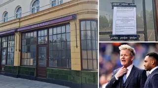 Gordon Ramsay has been given a 'Kitchen Nightmare' as squatter moved into his £13m pub in central London.