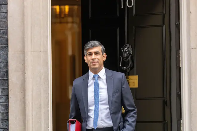 London, UK. 28th Feb, 2024. Rishi Sunak, Prime Minister, leaves 10 Downing Street for PMQ's Credit: Ian Davidson/Alamy Live News