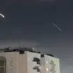 The Israeli Iron Dome air defence system launches to intercept missiles fired from Iran